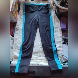 Champion Black and Blue Athletic Leggings